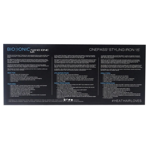 Bio Ionic OnePass Flat Iron – 1.5-Inch