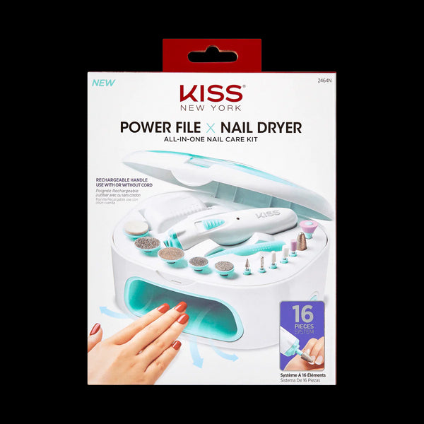 16pcs KISS PowerFile Nail File 2464N