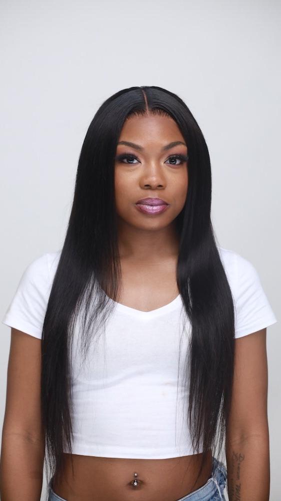 Hershe Pink 4x4 Straight Wig HERSHE