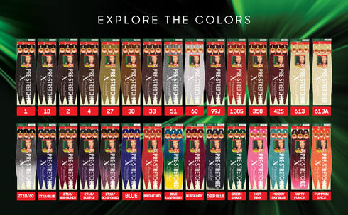 Outre X-Pression 3X 52" Pre-Stretched Synthetic Hair Braid