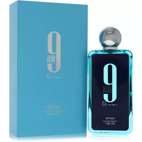 AFNAN 9AM DIVE BLUE EAU DE PARFUM 3.4OZ