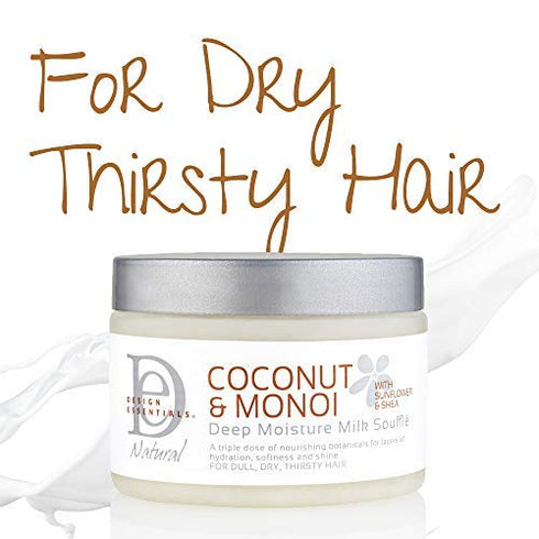 Design Essentials Coconut & Monoi DEEP MOIST MILK SOUFFLE 12OZ(43019)