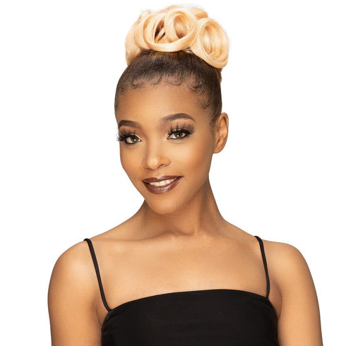 Janet Collection Remy Illusion Ponytail - EMERALD