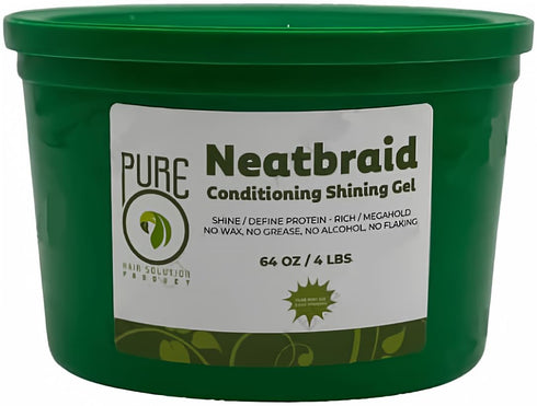 PURE NATURAL NEATBRAID CONDITION SHINE GEL 4LBS