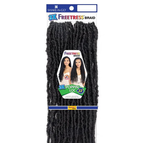 Embrace Effortless Style with FreeTress 3X Poppin' Loc 22" (SKPPL22)
