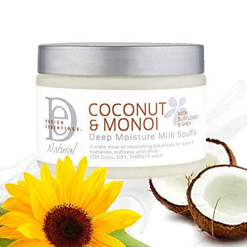 Design Essentials Coconut & Monoi DEEP MOIST MILK SOUFFLE 12OZ(43019)