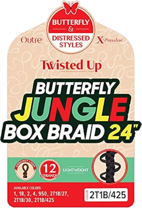 X-PRESSION TWISTED UP BUTTERFLY JUNGLE BOX 24"
