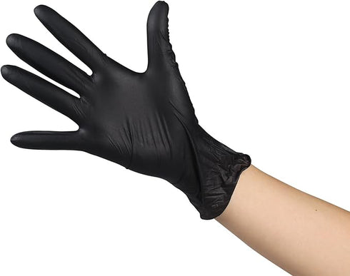 JRL NITRILE BLACK GLOVES LARGE(JRL-MN2301-L)