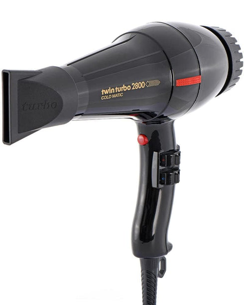 TURBO POWER DRYER-TWINTURBO COLD MATIC-BLACK-314A- (011710) 1760w