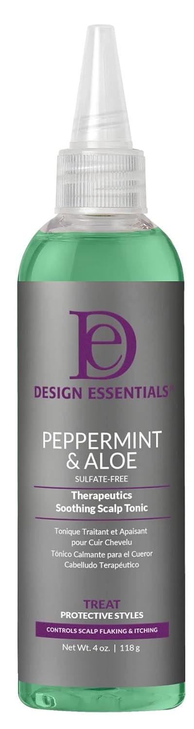 DESIGN PEPPERMINT & ALOE SOOTHING SCALP TONIC 4 OZ(DES00108)