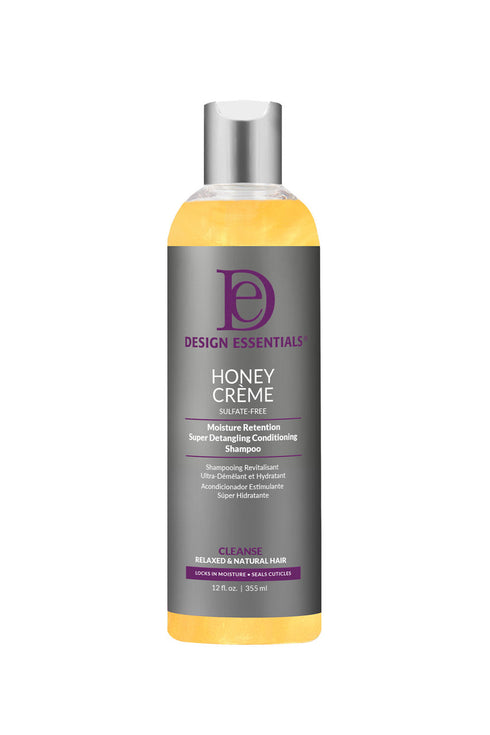Design Essentials Honey Crème Moisture Retention Super Detangling Conditioning Shampoo 12 OZ(DES00567)