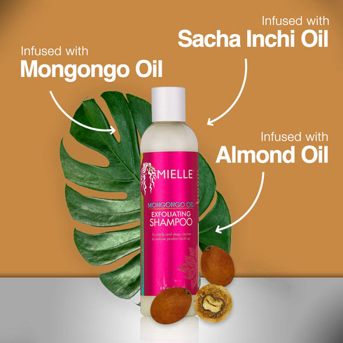 MIELLE MONGO EXFOLIATING SHAMPOO 8OZ(MIE00632)