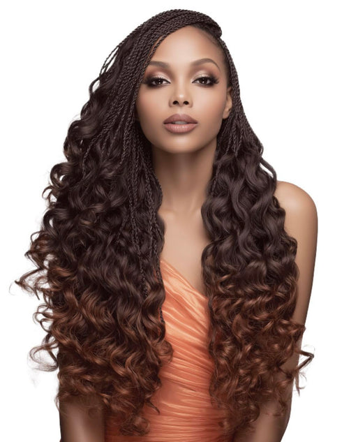 Janet Collection Human Hair Crochet Braids – Feather Deep 18"