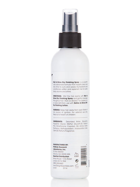 DESIGN W/D MIST & SHINE SPRAY 8 OZ(DES00102)