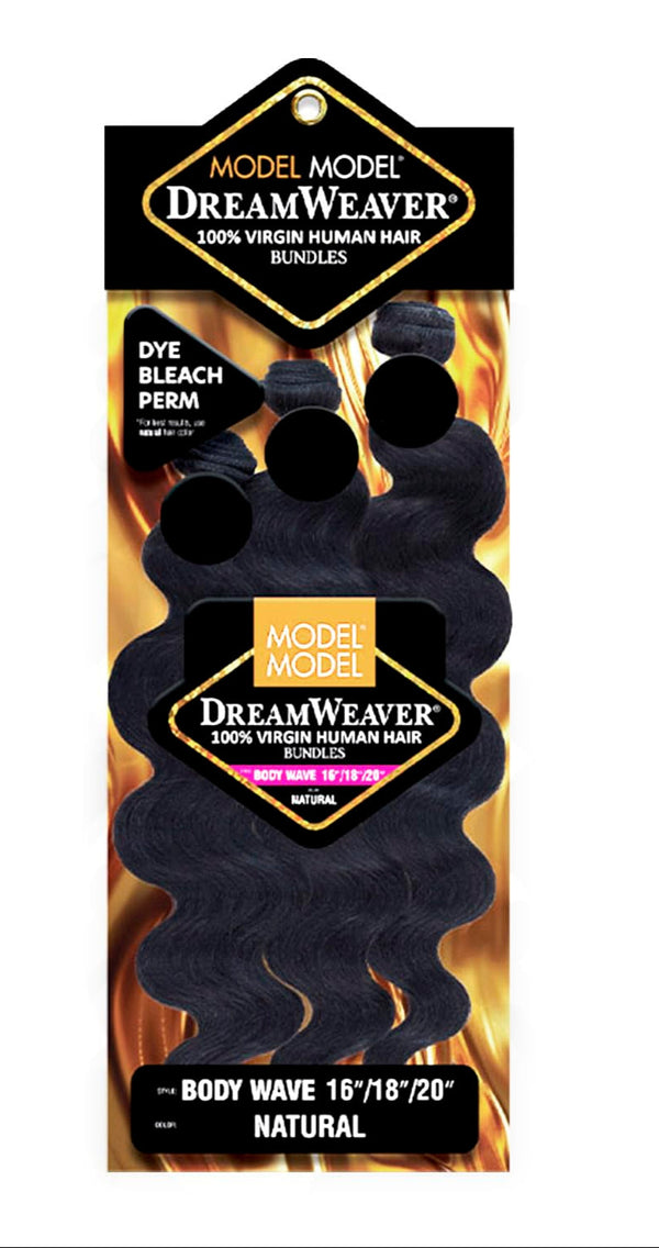 ModelModel Dream Weaver 100% Virgin Human Hair Body Wave 3-Bundle Weave