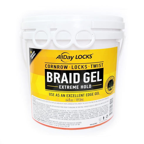 ALL DAY LOCKS BRAID GEL EXTREME HOLD 64 OZ(ADY96502)