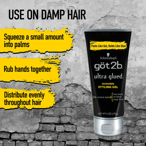 GOT 2 B ULTRA GLUES STYLING GEL 6OZ(AA33149)