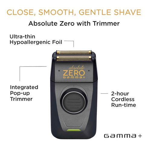 GAMMA SHAVER ABSOLUTE ZERO FORGED(GAM00815)