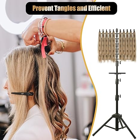 SPOOL HAIR BRAIDING RACK BLACK(PBR-168BK 168)