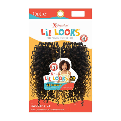 X-PRESSION - LIL LOOKS - 4C COILY 6" 2X