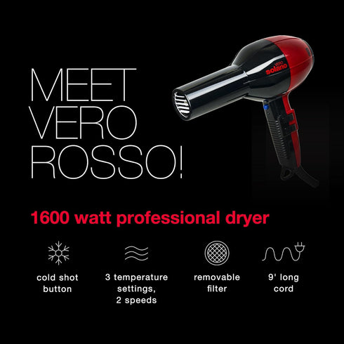 SOLANO DRYER VERO ROSSO (RED) 1600w