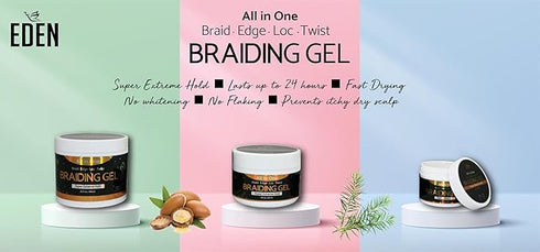 EDEN Braiding Gel – 8 Fl Oz