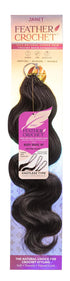 Janet Collection Human Hair Crochet Braids – Feather Deep 18"