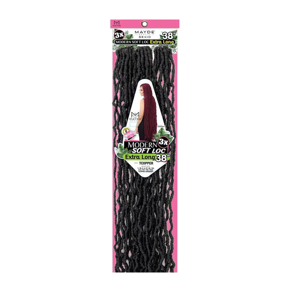 Mayde Beauty 3X Modern Soft Loc 38" Synthetic Hair Crochet Braid