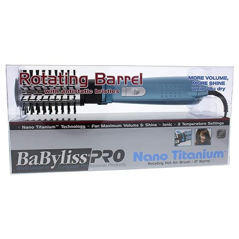 CONAIR BABYLISSPRO NANO TITANIUM-ROTATING HOT AIR BRUSH