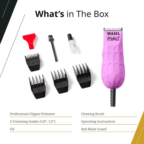 WAHL LE ORCHID BLACK PEANUT CLIPPER/TRIMMER(3025896)