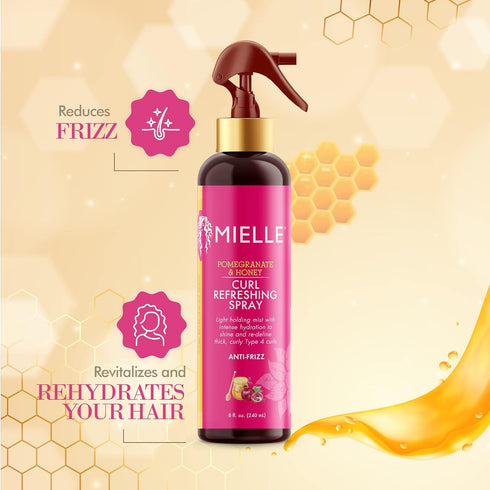 MIELLE POM/HONEY CURL REFRESHING SPRAY 8OZ(MIE00674)