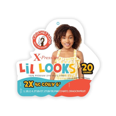X-PRESSION - LIL LOOKS - 4C COILY 6" 2X