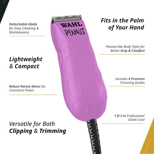 WAHL LE ORCHID BLACK PEANUT CLIPPER/TRIMMER(3025896)