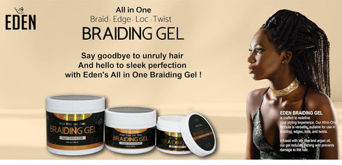 EDEN Braiding Gel – 15 Fl Oz
