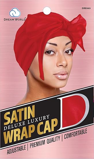 DREAM W-WRAP CAP SATIN ASST (DRE063)