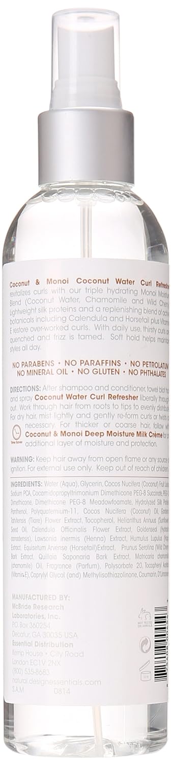 Coconut Water Curl Refresher 8OZ(43018)