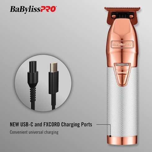 CONAIR BABYLISSPRO TRIMMER-OUTLINER FX787NRG ROSE GOLD(BAB47495)