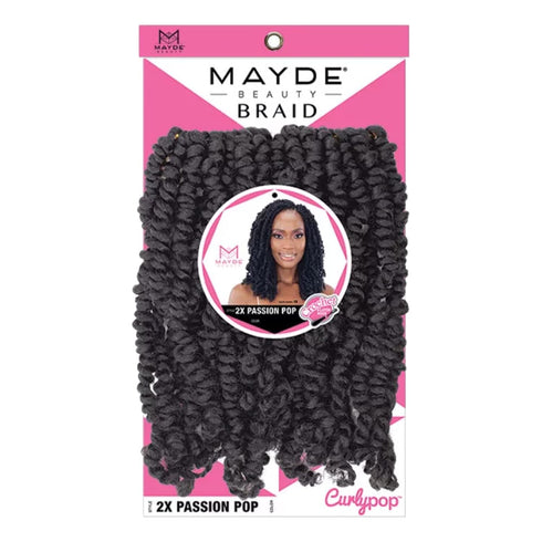 Mayde Beauty 2X Passion Pop Synthetic Hair Crochet Braid