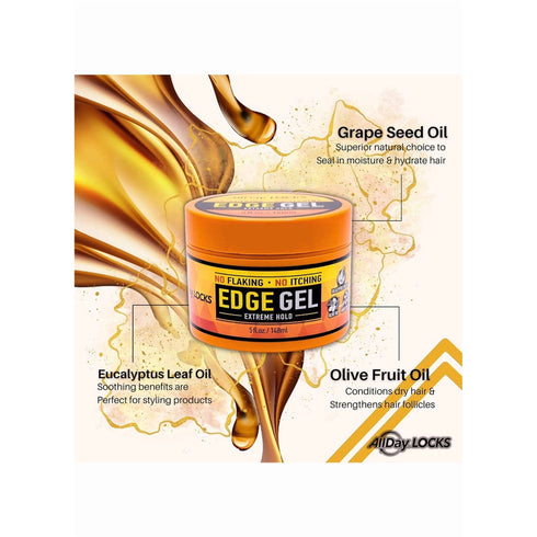 ALL DAY LOCKS EDGE GEL (JAR) 10 OZ(ADA96544)