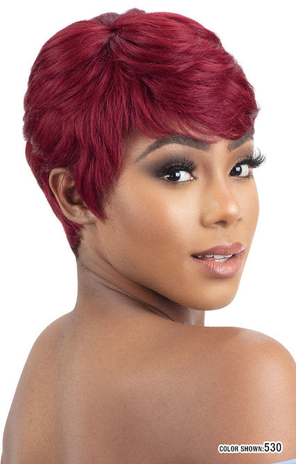 MAYDE JAVA MOCHA HUMAN HAIR BLEND WIG