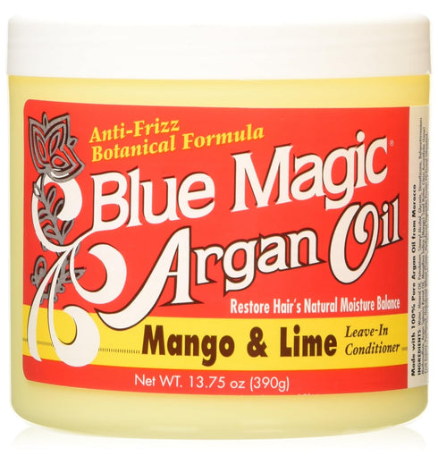 BLUE MAGIC ARGAN OIL MANGO & LIME (18710) 13.75oz (BM187)
