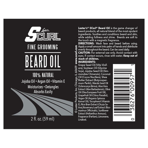 S-CURL BEARD OIL(LR957)