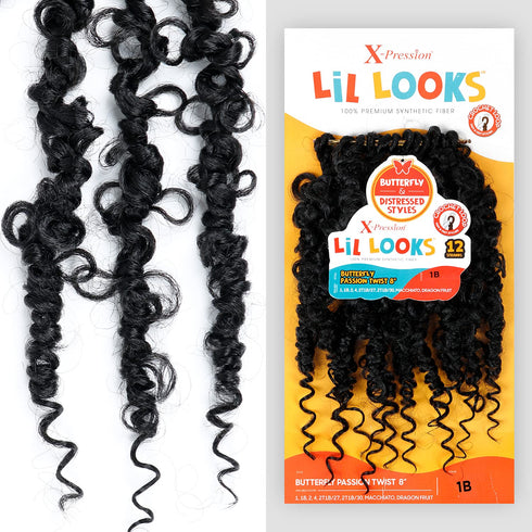 Outre X-Pression Butterfly Passion Twist 8" Synthetic Hair Crochet Braid