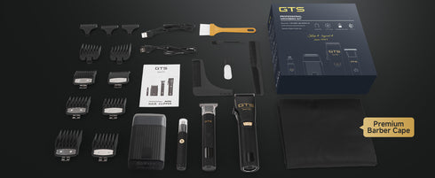 GTS Hair Clippers for Men Professional 4-in-1 Barber Kit