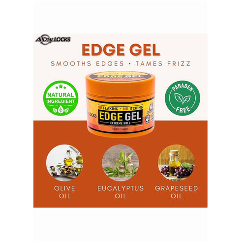 ALL DAY LOCKS EDGE GEL (JAR) 10 OZ(ADA96544)