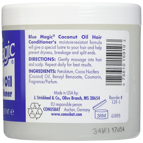 BLUE MAGIC COCONUT OIL 12oz(BM159)