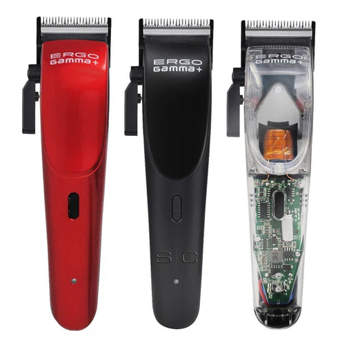 GPELMBMRC Gamma+ Mag Ergo Lids - Matte Black, Metalic Red, Clear