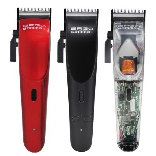 GPELMBMRC Gamma+ Mag Ergo Lids - Matte Black, Metalic Red, Clear