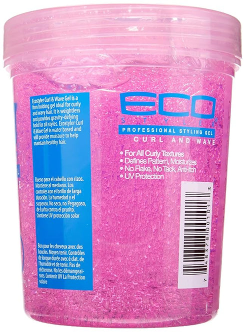 Eco Styling Gel Pink 8FL OZ(NE703A)
