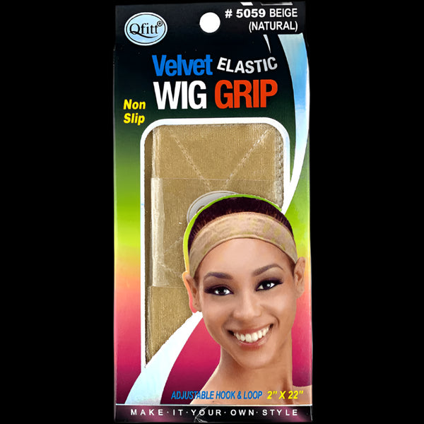 M&M Velvet Wig Grip – Beige #5059